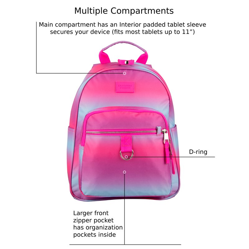 Mini Backpack for Travel and Daily Use - Multiple Colors
