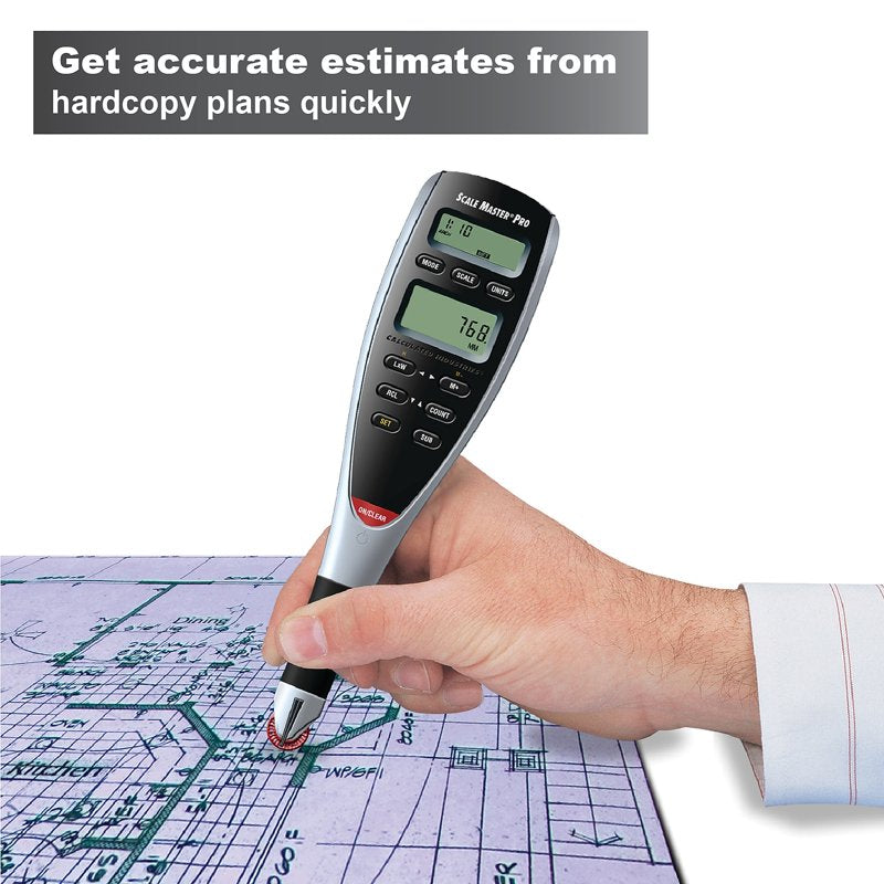 Digital Architectural Scale Calculator Pro - Black