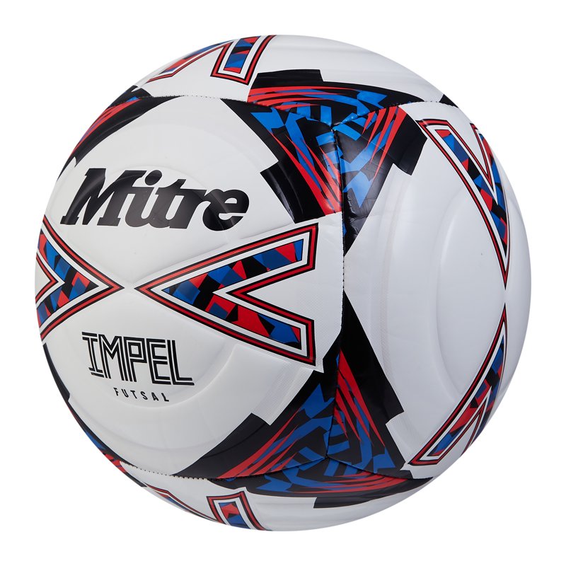 Mitre Impel Futsal Training Soccer Ball – 3 White/Blue Variation