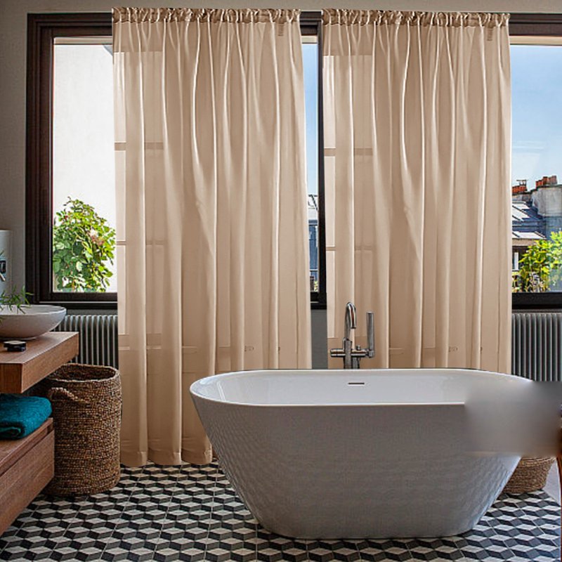 Blackout Thermal Insulated Curtain for Bedroom & Living Room - Light Blocking Noise Reducing Drapes