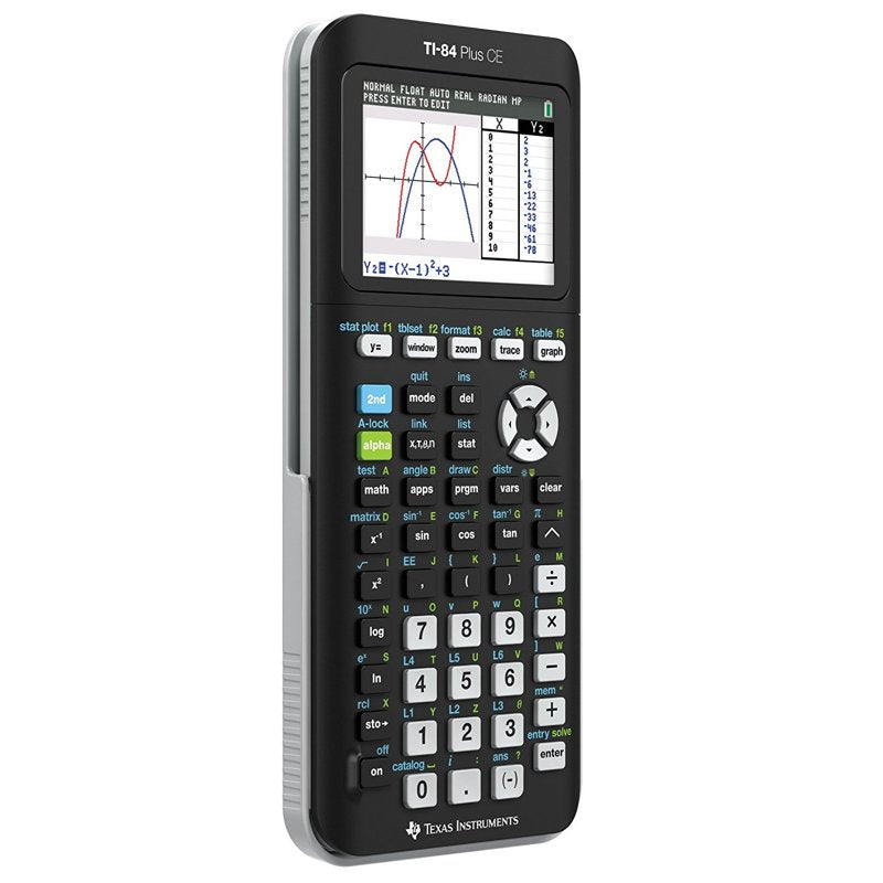 Graphing Calculator for Math and Science - TI-84 Plus CE Matte Black