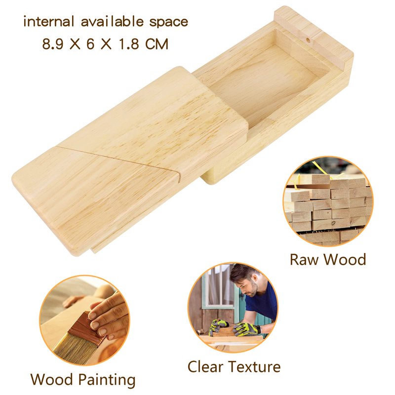 Wooden Puzzle Money Box - Secret Card Holder & Brain Teaser Gift