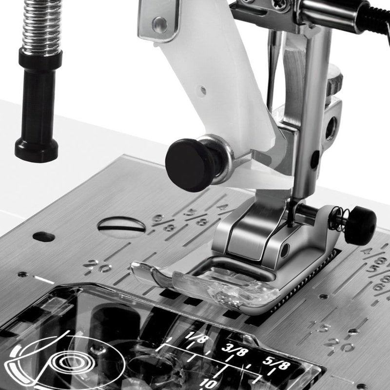 Heavy Duty Sewing and Quilting Machine with 18 Stitches & Built-In Needle Threader