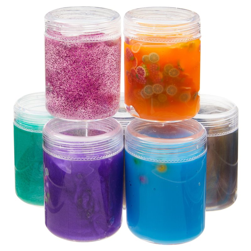 35-Pack Clear Plastic Jars with Lids - Small Storage Containers for Beads, Beauty, Slime Supplies