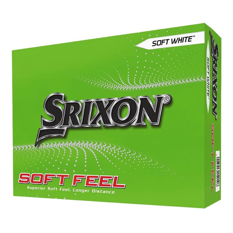 Srixon Soft Feel Golf Balls 14 Pack - White, Red, Green, Yellow