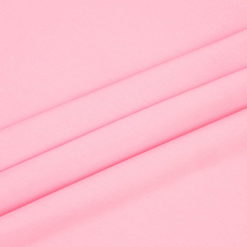 Poly Cotton Fabric 2 Yard Cut Pink for Quilting & Craft Projects - 44" Wide