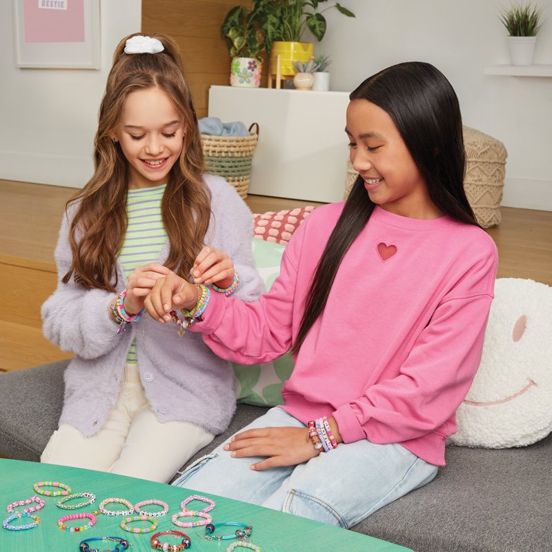 DIY Jewelry Bead Kit - Create Over 30 Bracelets with Charms & 2100+ Beads