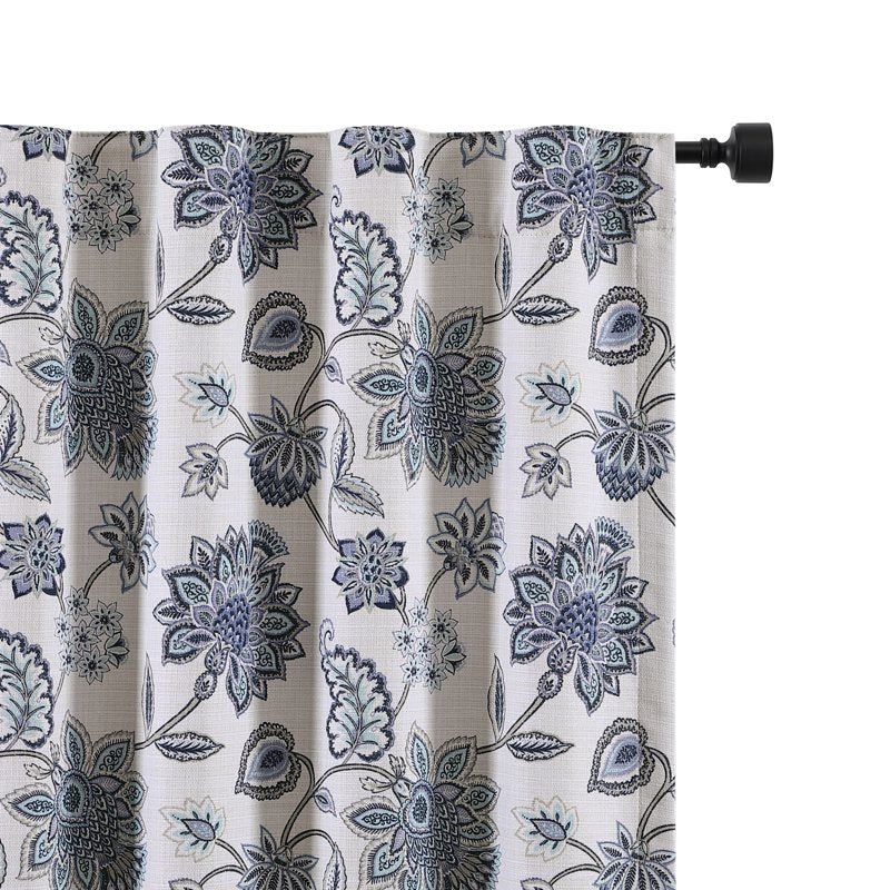 Blackout Curtain Panel Pair - Indigo, Lined, 50x95 Inches, Indoor Window Treatment