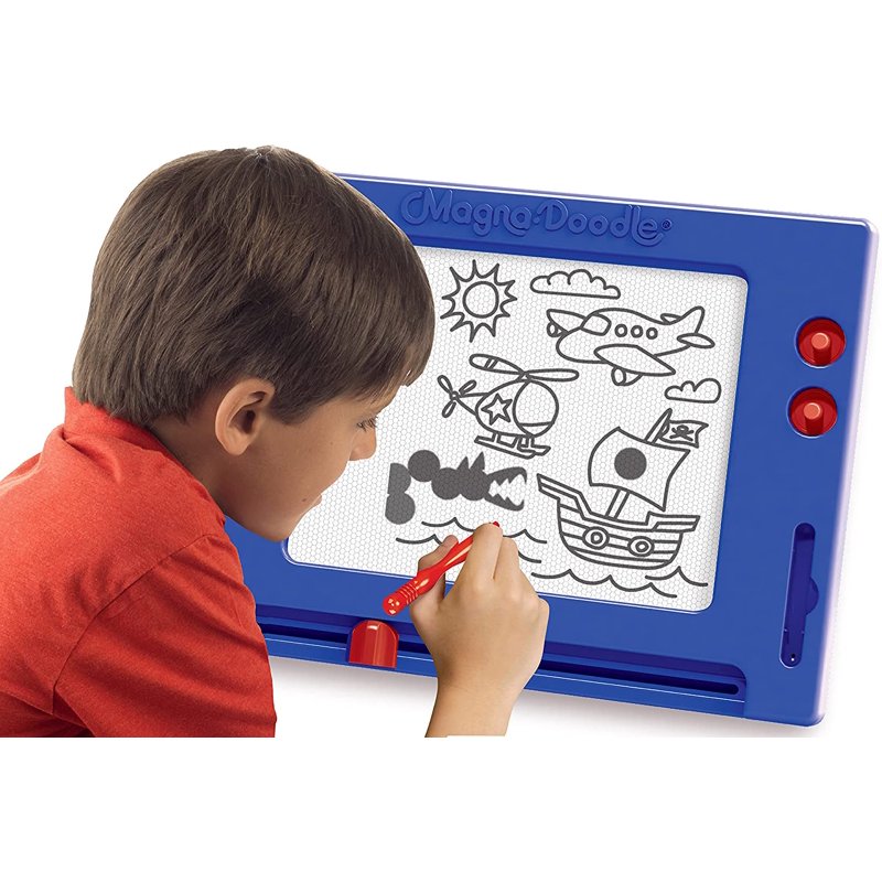 Magnetic Drawing Toy - Classic Blue Magna Doodle for Kids & Family