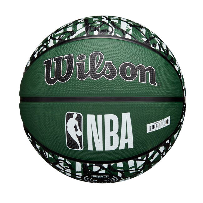 Wilson NBA Team Graffiti Basketball - Size 7 Outdoor Sports Ball