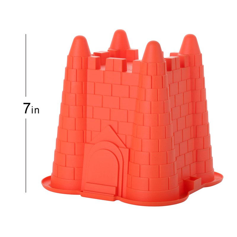 Kids Sandcastle Beach Toy Set - 4 Colorful Molds for Summer Play