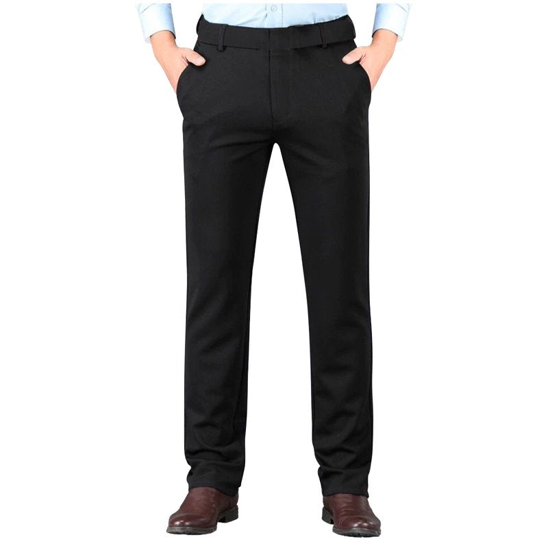 Men's Golf Dress Pants Slim Fit Lightweight Work Trousers with Pockets