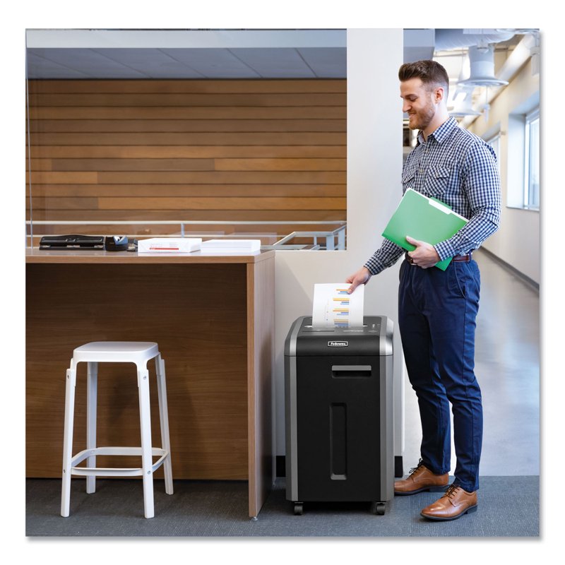 Fellowes Powershred 225i Commercial Grade 22-Sheet Paper Shredder - Jam Proof, Quiet