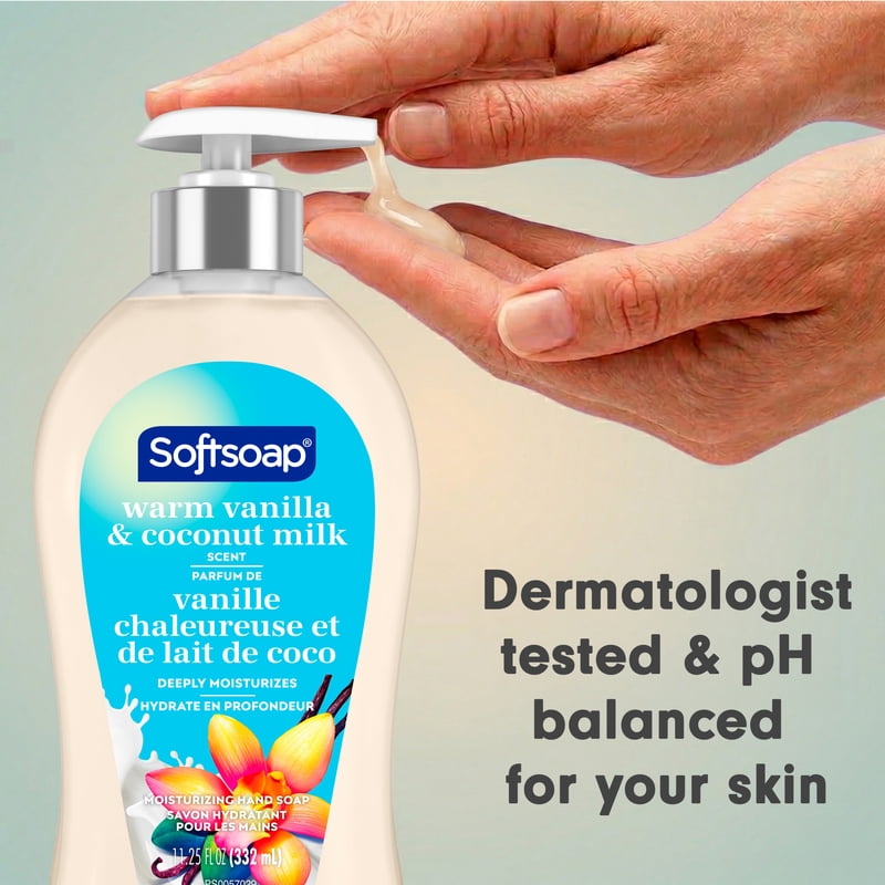 Moisturizing Hand Soap with Warm Vanilla & Coconut Milk - 2 Pack
