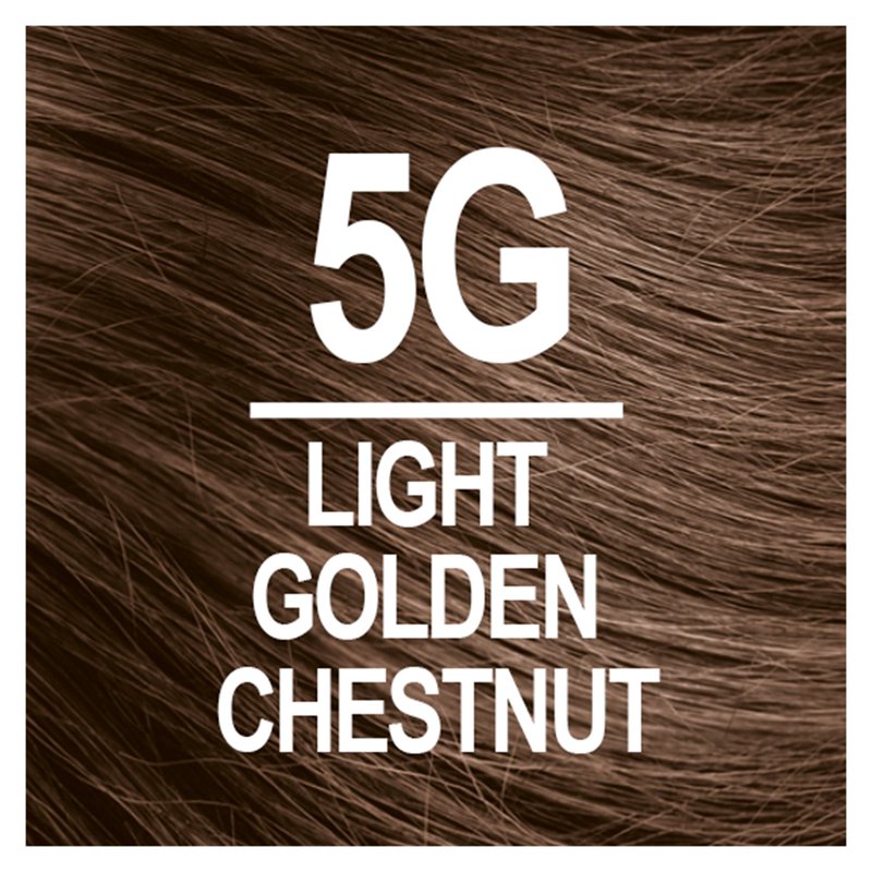 Natural Permanent Hair Color Kit - 6 Pack, Light Golden Chestnut & More