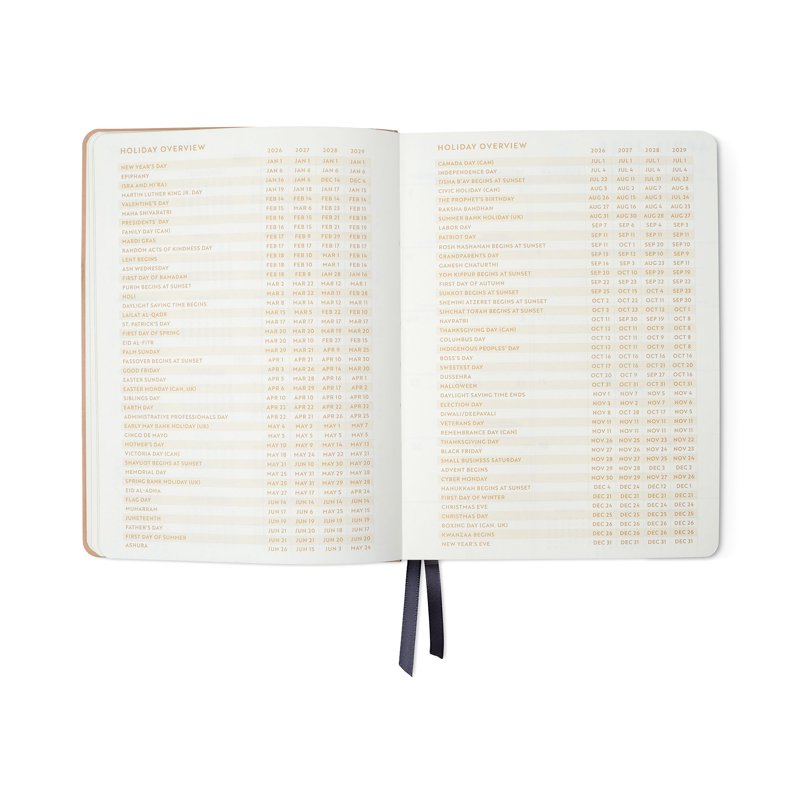 15-Month Sage Green Leatherette Planner with Gilded Edges - Daily Flex Organizer