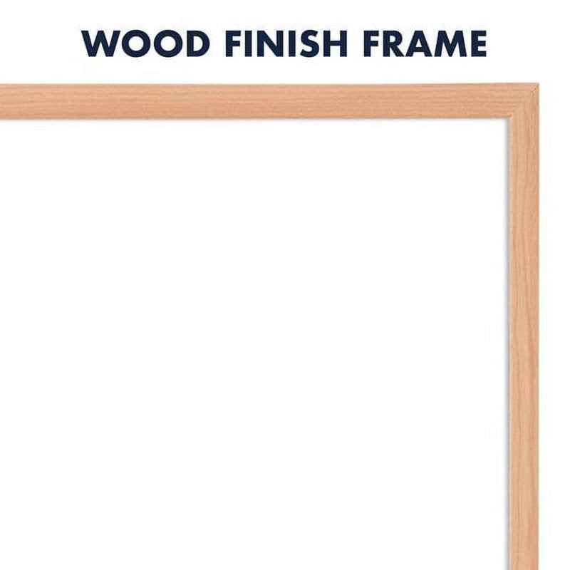 Quartet 17x23 Dry-Erase & Cork Combination Board with Oak Frame