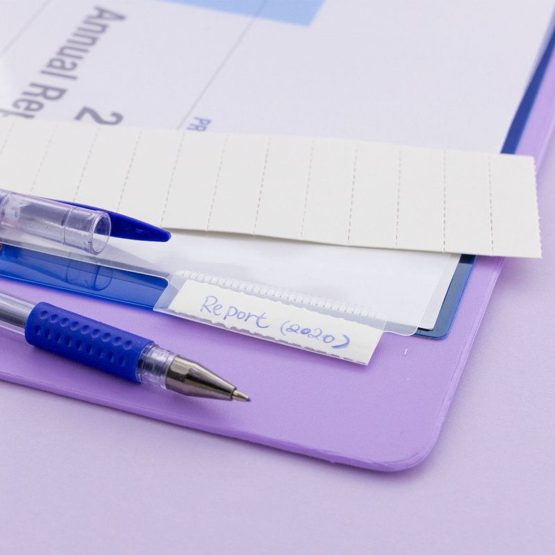 Binder Dividers with 5 Insertable Color Tabs for Organizing - 3-Ring Compatible