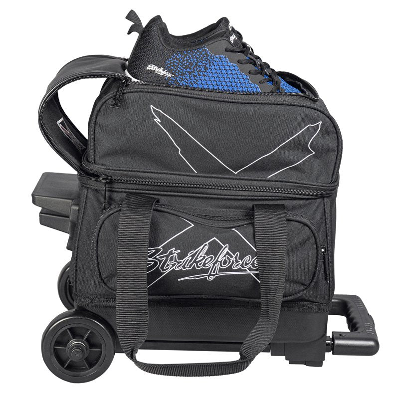 KR Strikeforce Hybrid Single Bowling Ball Roller Bag - Black
