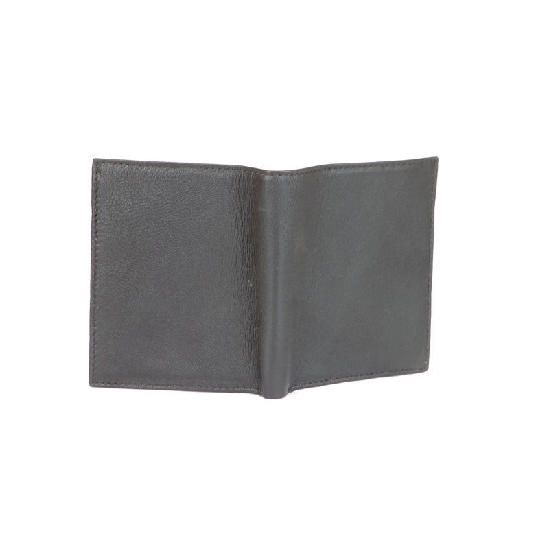 Men's RFID Blocking Leather Wallet with Card Slots & Currency Divider
