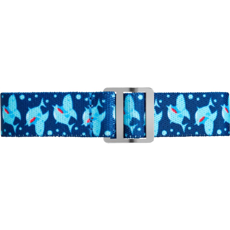 Kids Blue Shark Watch with Elastic Fabric Strap - Timex Time Machines