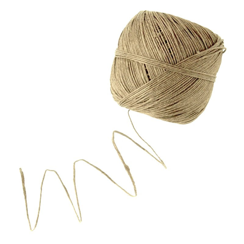 Natural Hemp Twine 20 lb Polished Thin Cord Roll for Crafts & Jewelry - 300ft