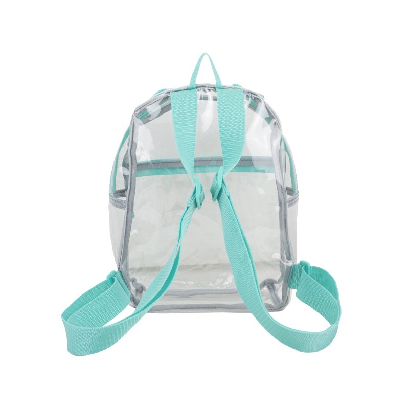 Unisex Clear Mini Backpack - Lightweight Transparent School & Sports Bag