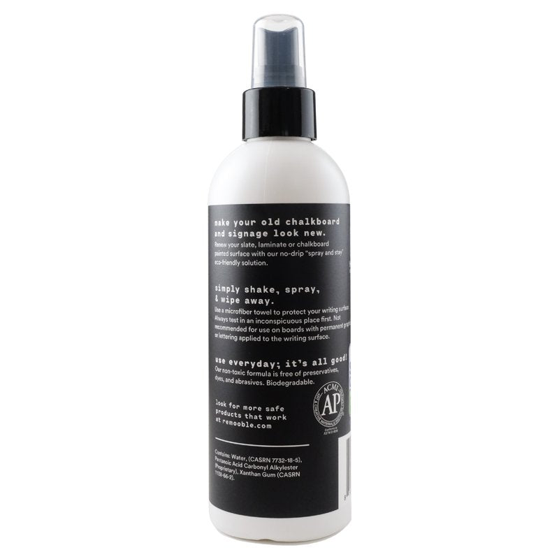 Non-Toxic Chalkboard Cleaner Spray - 8 oz. Safe for Schools & Kids