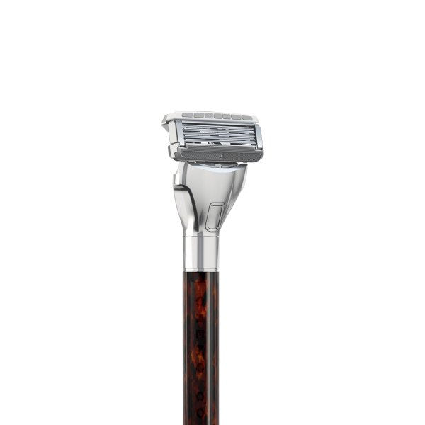 Barber Grade Razor with 2 Refill Cartridges - Close Shave & Precision Edging