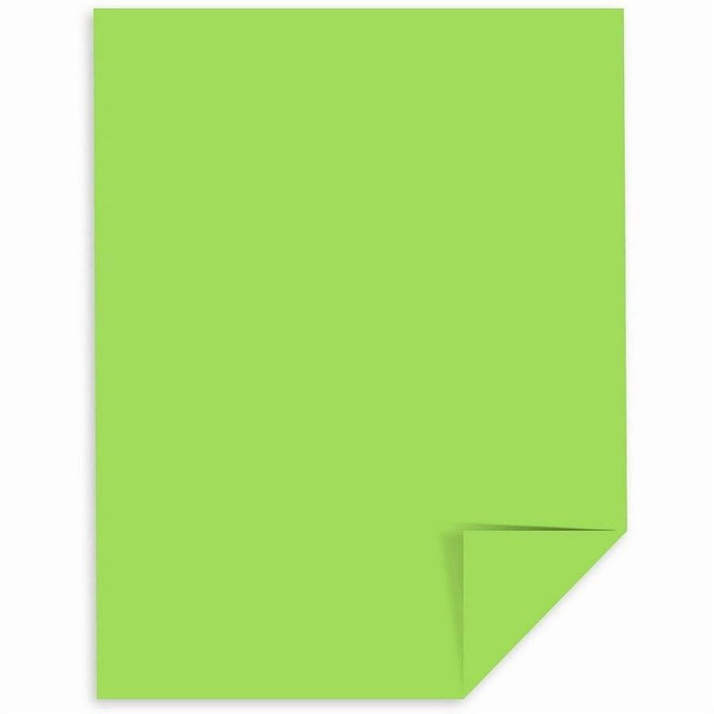 Heavyweight Colored Copy Paper - Martian Green - 8.5 x 11 - 24 lb - 500 Sheets