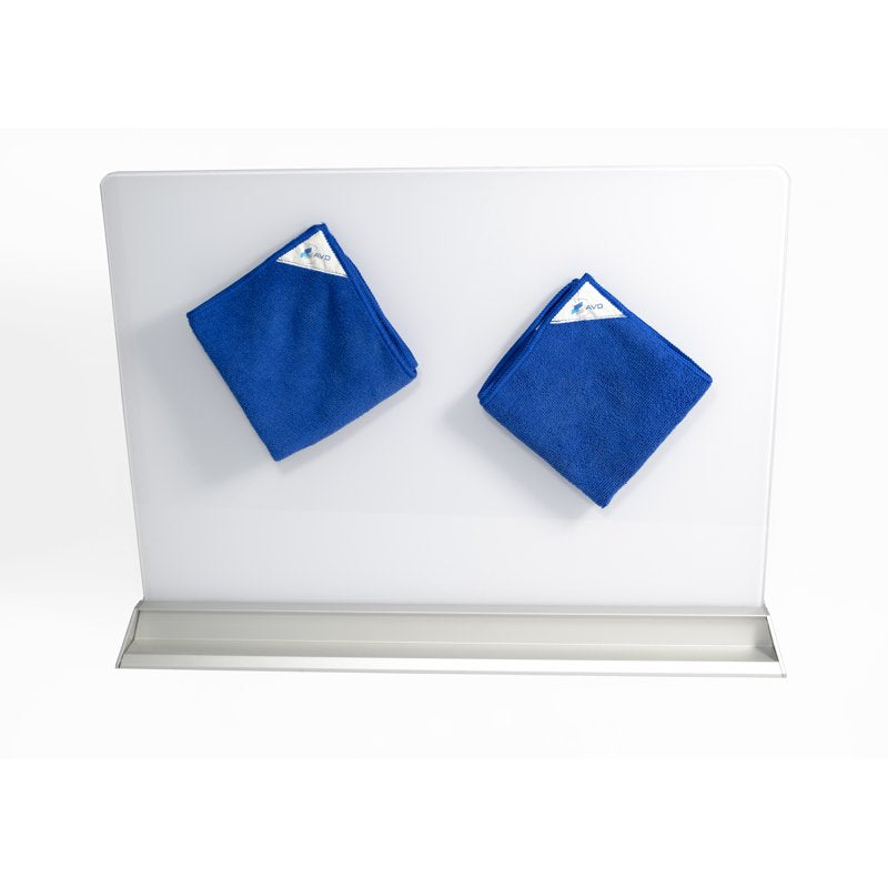 Magnetic Blue Eraser Cloth for Glass Dry-Erase Boards - 2 Pack