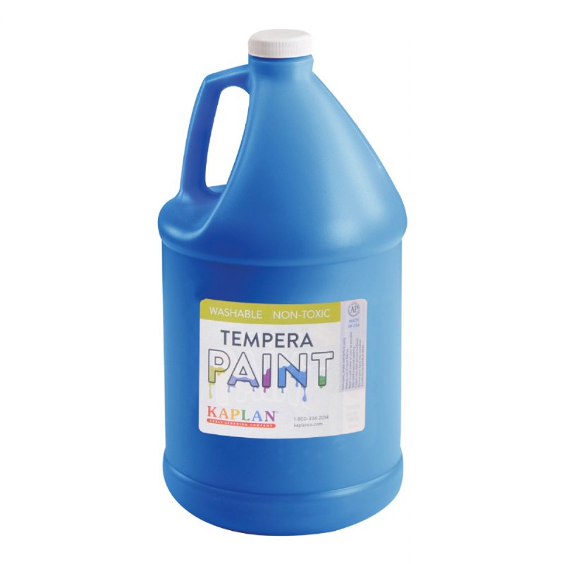 6-Gallon Set of Washable Tempera Paint for Kids & Classroom Art Projects