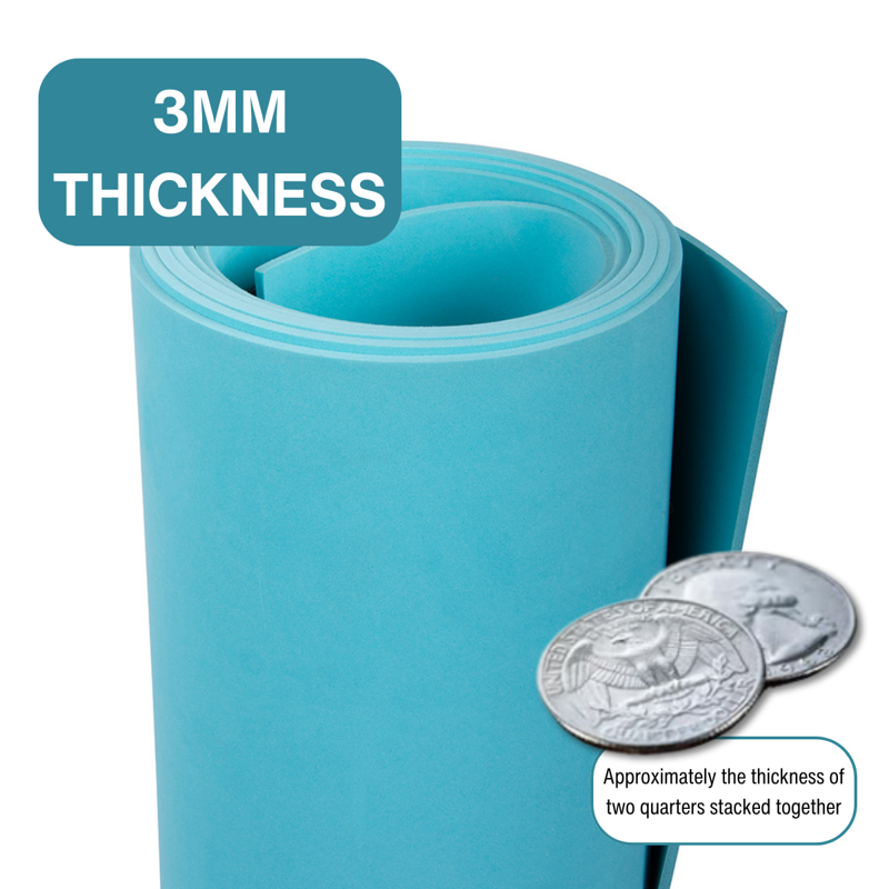 High-Density EVA Foam Sheet 3mm for Cosplay Crafts & DIY Projects