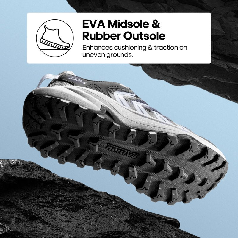 Women's Lightweight Hiking Sneakers with Arch Support and Water-Resistant Design