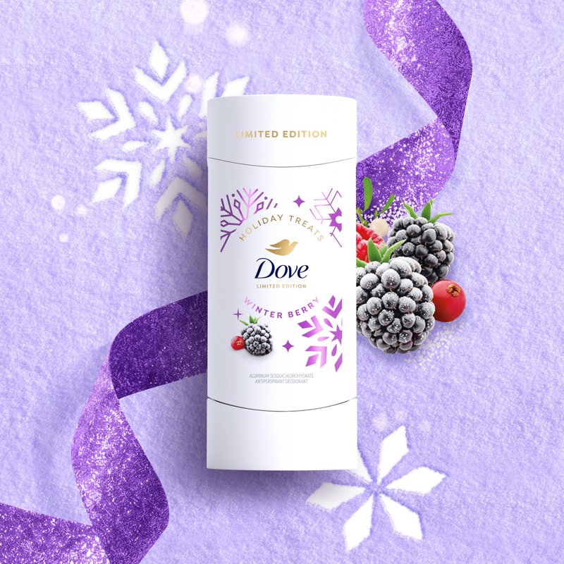 Dove Berry Bliss 72-Hour Invisible Solid Deodorant - 2.6 OZ