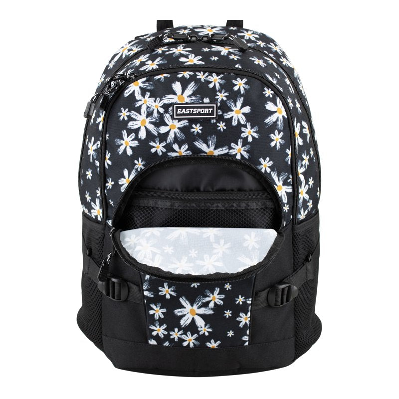 Unisex 18.5-Inch Athleisure Backpack with Laptop Sleeve and Water Bottle Pockets