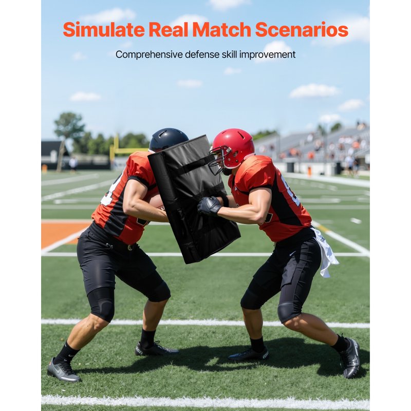 Soccer Dummy Training Pad - 24x16 Inch Defensive Shield for Football