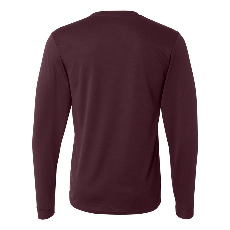 Maroon Augusta Sportswear Moisture Wicking Long Sleeve Jersey - Size L