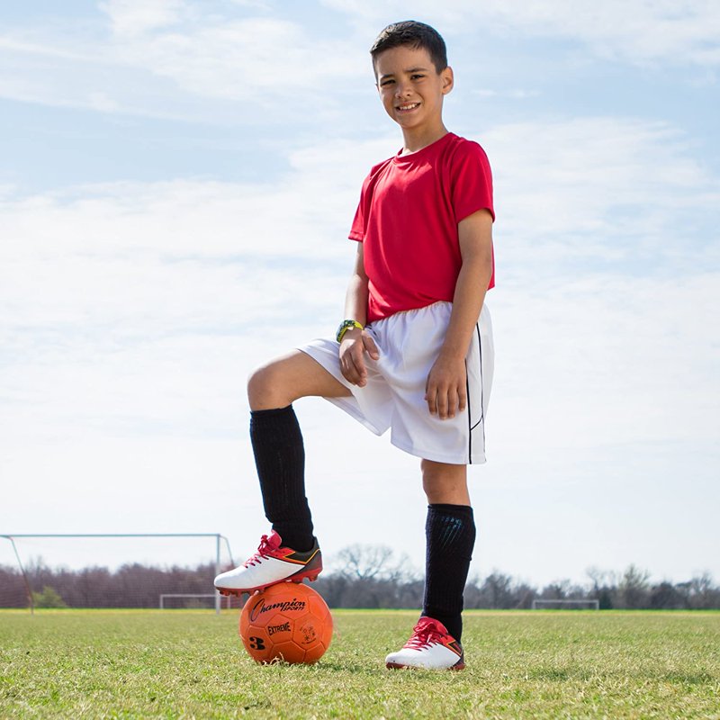Champion Sports Extreme Series Soccer Ball Size 5 – Orange, Official Match Ball