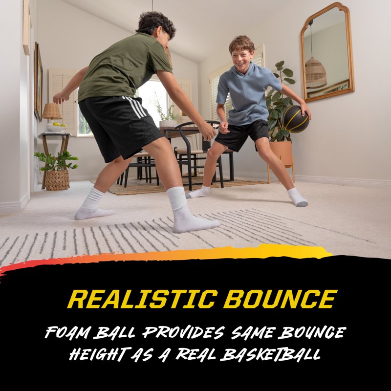 Silent Indoor Basketball - Official Size Foam Dribbling Ball for Training