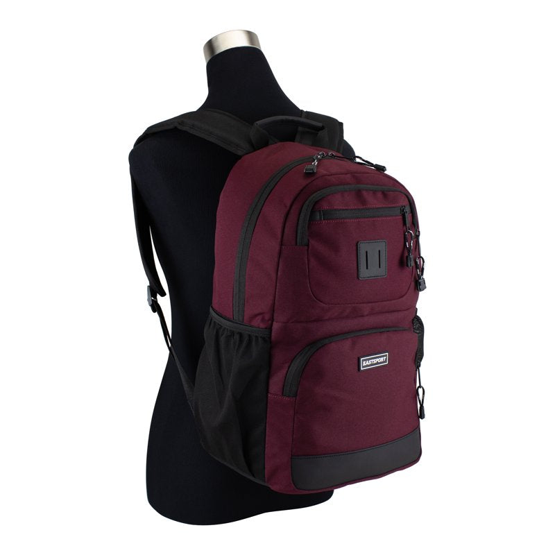Unisex 19-Inch Core Backpack with Multiple Compartments and Hydration Pockets