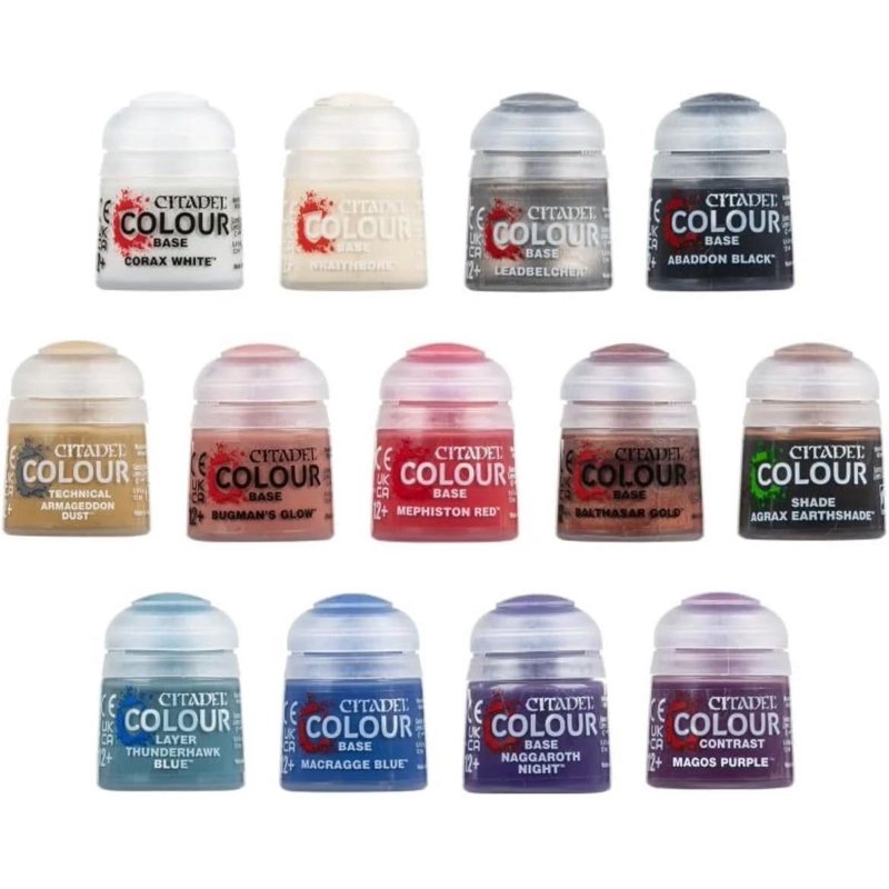 Warhammer 40K Paints and Tools Set for Miniatures Painting