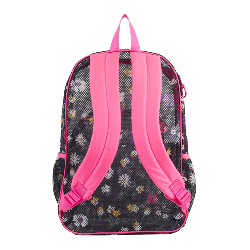 Unisex Mesh Bungee Backpack with Padded Shoulder Straps - Multiple Colors