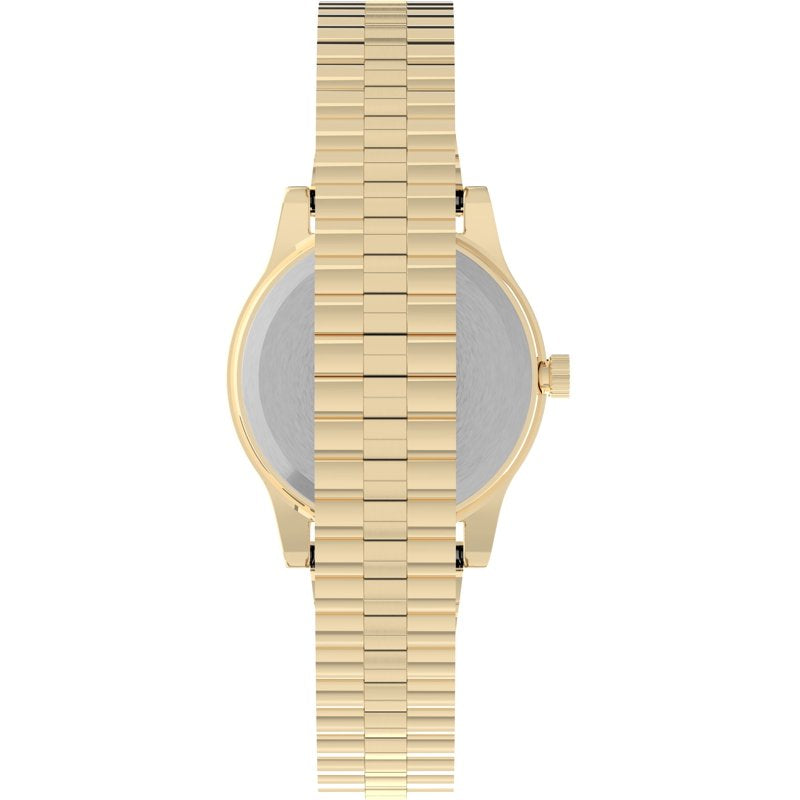 Women's 25mm Stainless Steel Wristwatch with Mother-of-Pearl Dial - Gold & Silver T2M827