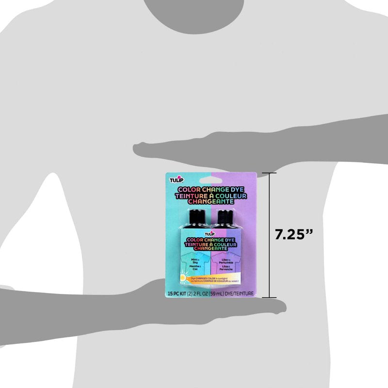 Sunlight-Activated Fabric Dye Kit for White Cotton - 2 Pack
