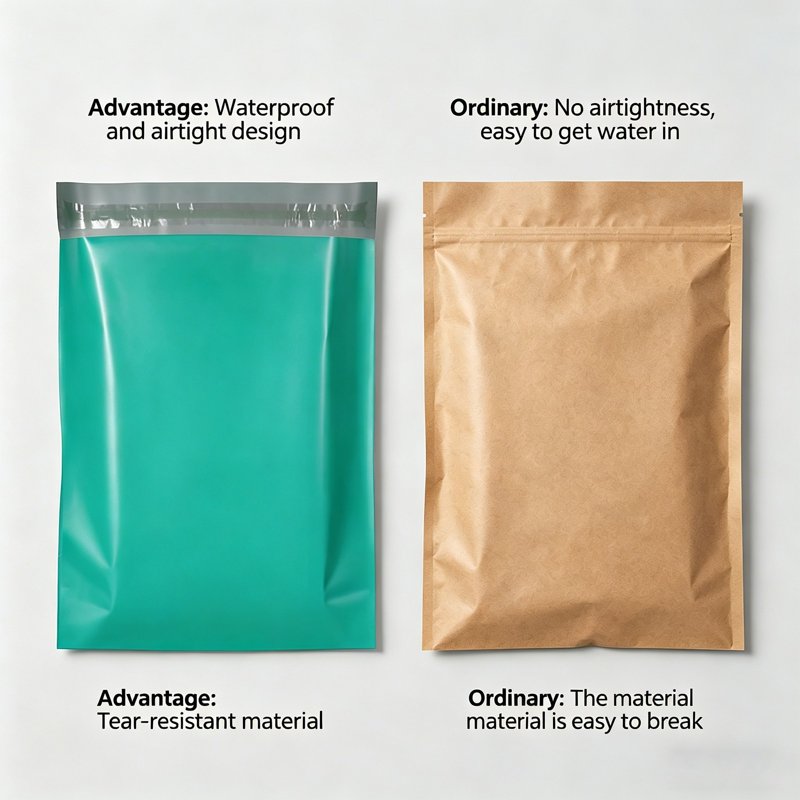 Dark Purple Poly Mailers Bulk Pack - Self-Sealing Waterproof Envelopes for Shipping