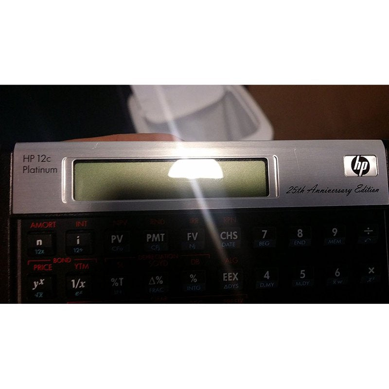 HP 12c Platinum Financial Calculator with 10-Digit LCD for Business & Finance