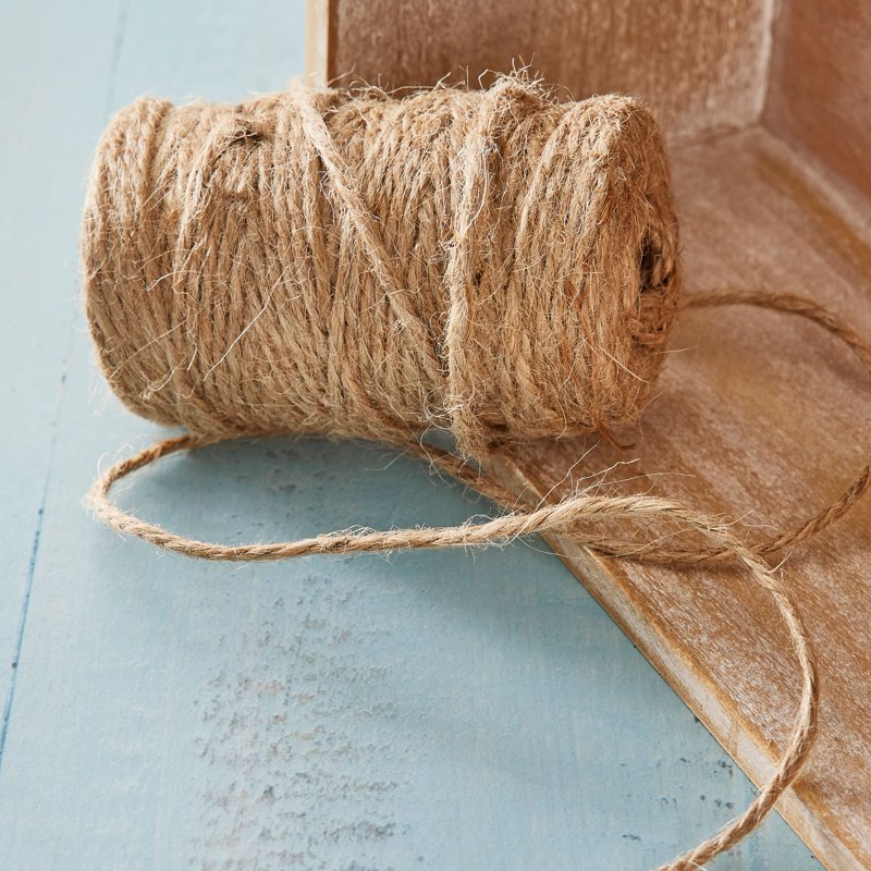 12 Pack Natural Jute Twine for Crafts and Floral Arrangements - 120 ft
