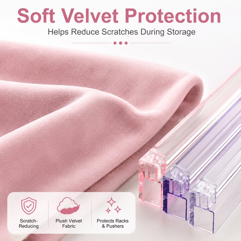 Velvet Mahjong Rack Storage Bag with 2 Compartments for 4 Racks & Pushers