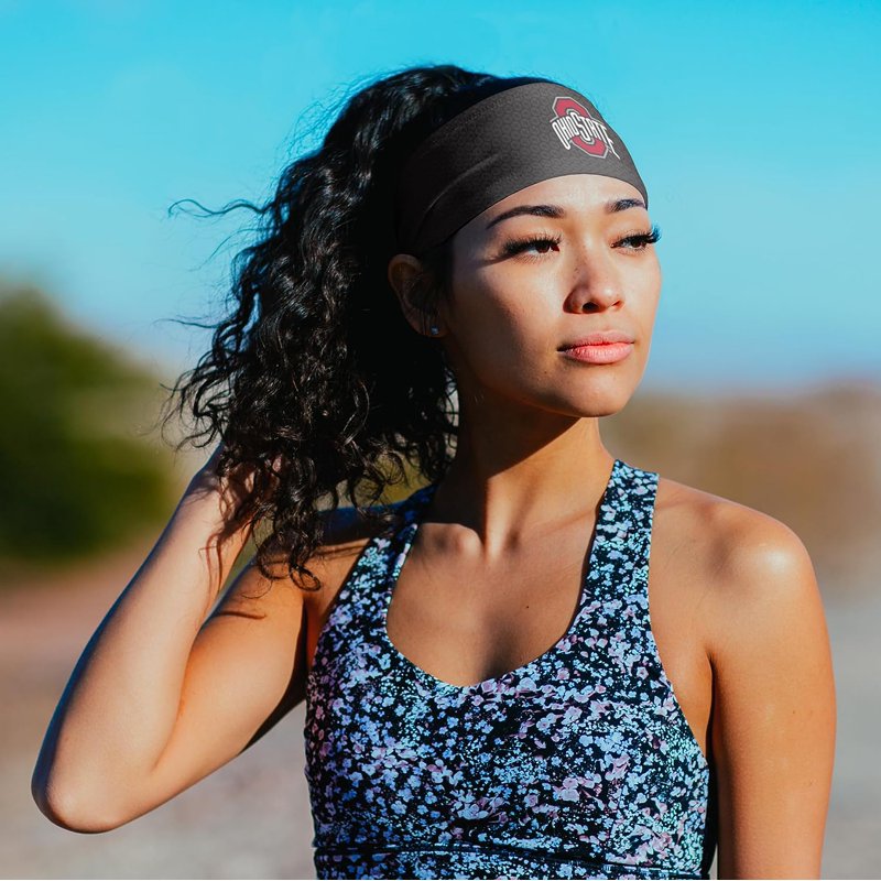 Ohio State Buckeyes Tapered Headband - College Sports UV Sweat-Wicking